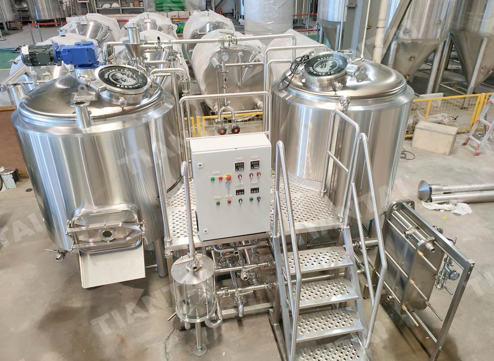 brewing equipment interior
